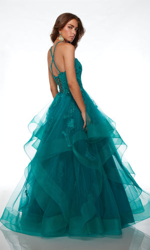 UNK-61094. Corset Dress, Sweetheart Neckline, Ballgown image 2