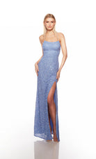 UNK-88000. Long, Scooped Neckline, Straight image 11