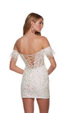 UNK-4662. Short, Off The Shoulder, Straight image 1
