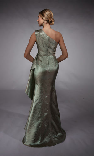 UNK-27751. Long, One Shoulder, Straight, Closed Back image 3