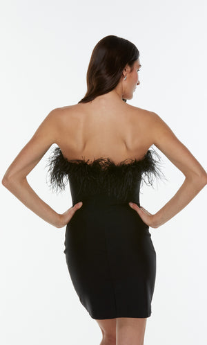 UNK-4524. Short, Strapless, Straight, Closed Back image 5