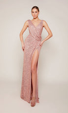 UNK-27653. Long, V-neck, Straight, V Shaped Back image 2