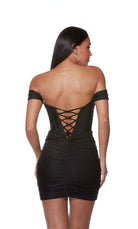 UNK-4685. Short, Off The Shoulder, Straight image 1