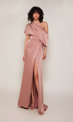 UNK-27652. Long, One Shoulder, Straight, Closed Back image 2