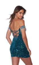 UNK-4757. Short, Off The Shoulder, Straight image 5