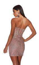 UNK-4865. Short, Sweetheart Neckline, Straight image 1
