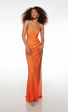 UNK-61717. Long, Strapless Neckline, Straight image 5