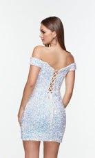 UNK-4602. Short, Off The Shoulder, Straight image 1