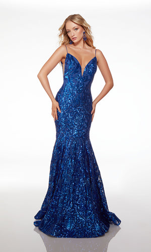 UNK-61607. Long, Plunging Neckline, Mermaid image 4
