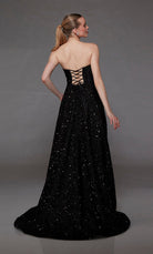 UNK-1826. Long, Strapless Neckline, A-line image 1