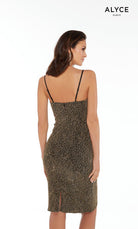 UNK-27414. Short, V-Neck, Straight, Enclosed Back image 1