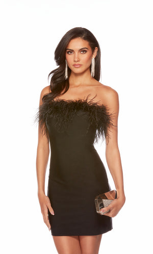UNK-4524. Short, Strapless, Straight, Closed Back image 9