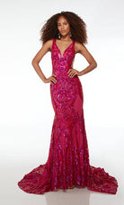 UNK-61651. Long, Plunging Neckline, Mermaid image 4