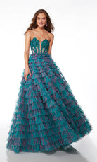UNK-61535. Long, Strapless Neckline, Ballgown image 3
