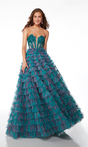 UNK-61535. Long, Strapless Neckline, Ballgown image 3