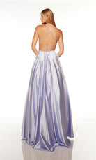 UNK-1761. Long, Scoop Neck, A-line, Strappy Back image 5