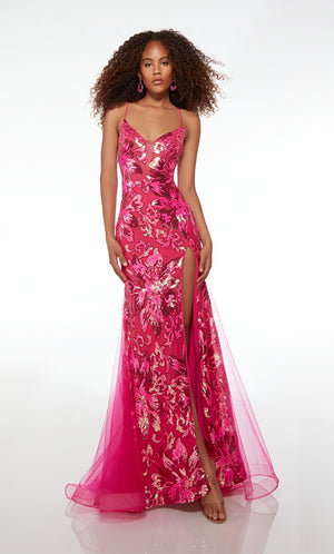 UNK-61617. Long, Plunging Neckline, Mermaid image 4