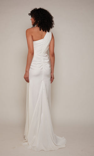 UNK-27697. Long, One Shoulder, Straight, Closed Back image 5