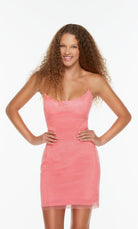 UNK-4244. Short, Scoop Neck, Straight image 4