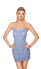 UNK-84002. Short, Scooped Neckline, Straight image 13