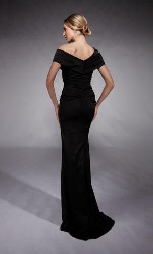 UNK-27710. Long, One Shoulder, Straight, Closed Back image 1