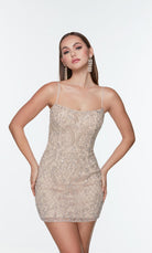 UNK-4509. Short, Square Neckline, Straight image 0