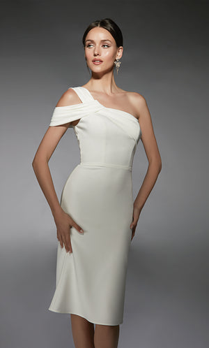 UNK-70054. Short, One Shoulder, Straight, Closed Back image 2