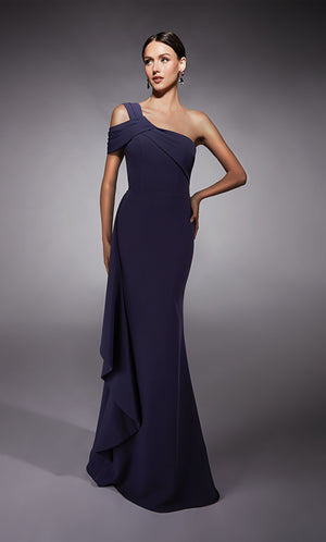 UNK-27705. Long, One Shoulder, Straight, Closed Back image 3
