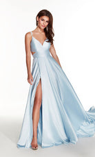 UNK-60453. Long, V-Neck, Flowy, Cutout Back image 13
