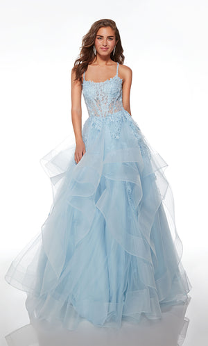 UNK-61094. Corset Dress, Sweetheart Neckline, Ballgown image 8