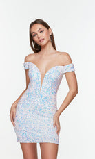 UNK-4602. Short, Off The Shoulder, Straight image 0