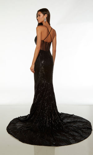 UNK-61705. Long, Sweetheart Neckline, Mermaid image 1