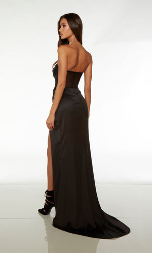 UNK-61703. Long, Sweetheart Neckline, Straight image 3