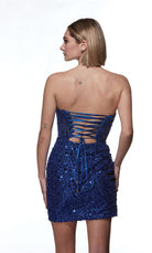 UNK-4825. Short, Sweetheart Neckline, Straight image 15