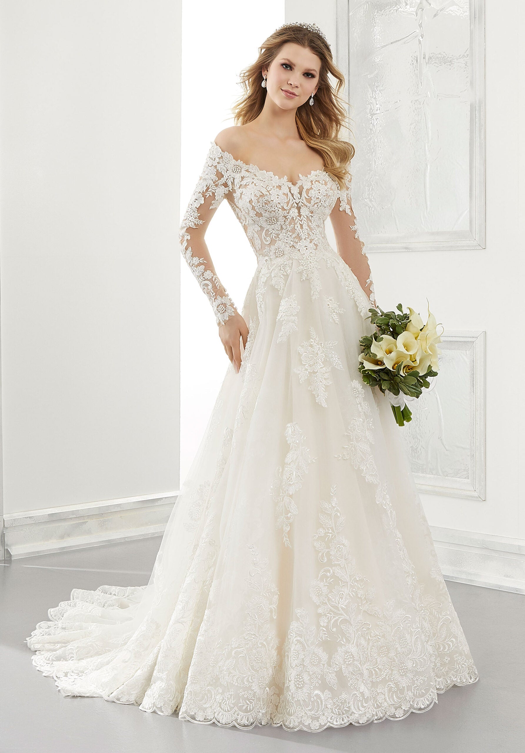 mori lee off the shoulder wedding dress Morilee Bridal Dresses Morilee Bridal 2611 Prom USA