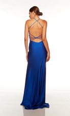 UNK-61452. Long, Plunging Neckline, Straight image 1
