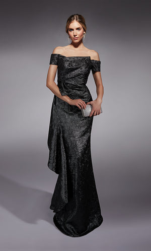 UNK-27735. Long, Off The Shoulder, Straight image 0