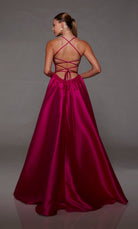 UNK-1784. Long, Scooped Neckline, Ballgown image 3