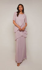 UNK-27593. Long, Scoop Neck, Straight, Closed Back image 4