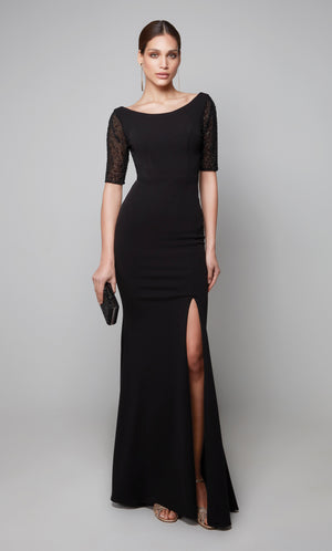 UNK-27628. Long, Scoop Neck, Straight, Closed Back image 3