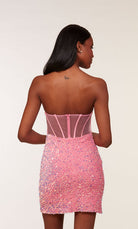 UNK-4792. Short, Sweetheart Neckline, Straight image 6