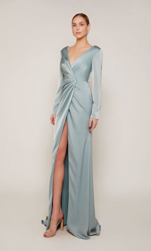 UNK-27694. Long, V-neck, Straight, V Shaped Back image 1