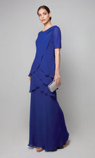 UNK-27593. Long, Scoop Neck, Straight, Closed Back image 0