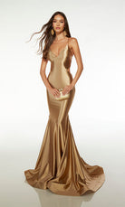 UNK-61674. Long, Plunging Neckline, Mermaid image 2
