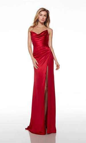 UNK-61571. Long, Off The Shoulder Neckline, Fit N Flare image 14