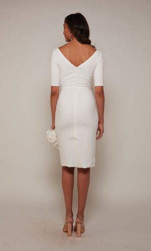 UNK-70036. Short, V-neck, Straight, V Shaped Back image 1