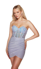 UNK-4918. Short, Sweetheart Neckline, Straight image 0