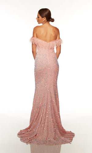 UNK-61373. Long, Off The Shoulder, Fit N Flare image 7