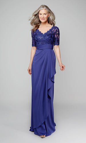 UNK-27595. Long, V-neck, Straight, V Shaped Back image 3