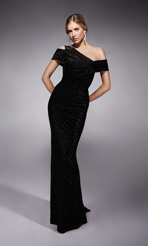 UNK-27709. Long, One Shoulder, Straight, Closed Back image 0